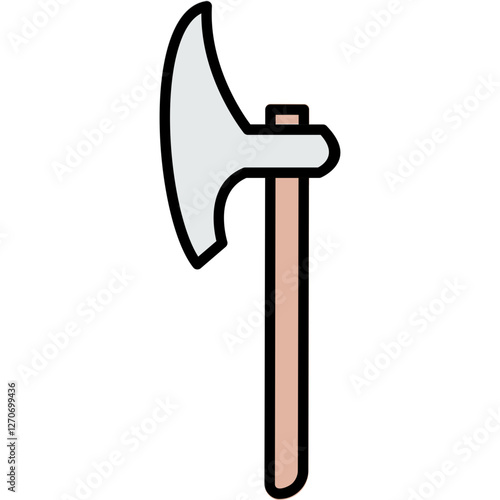 Unique Axe Vector Icon