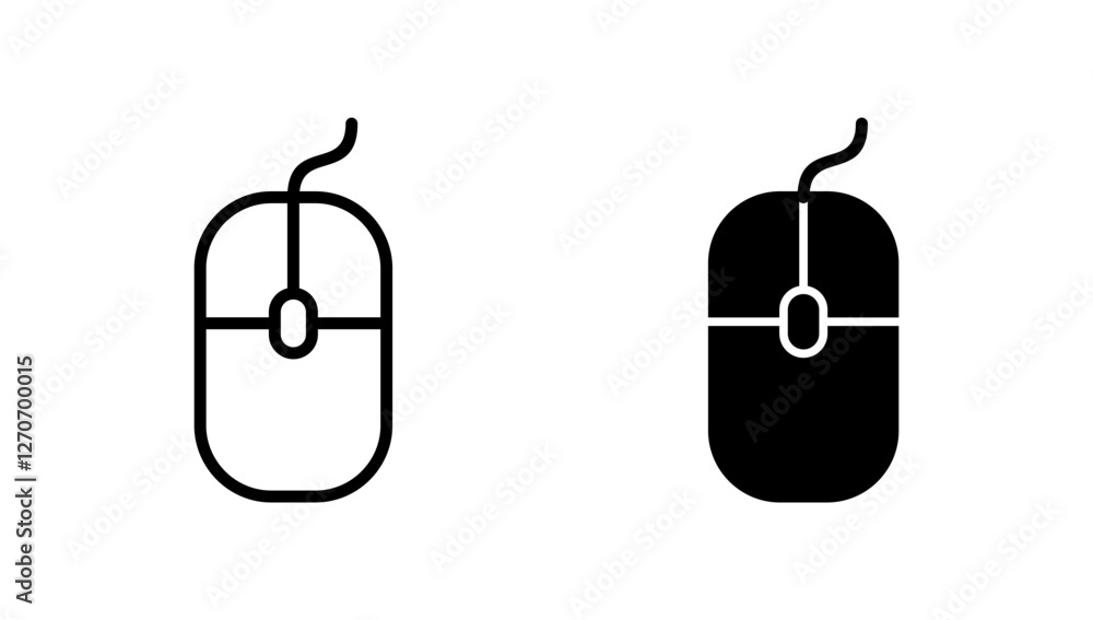 Mouse icon vector. click sign and symbol. pointer icon vector. Mouse icon vector. click sign and symbol. pointer icon vector.