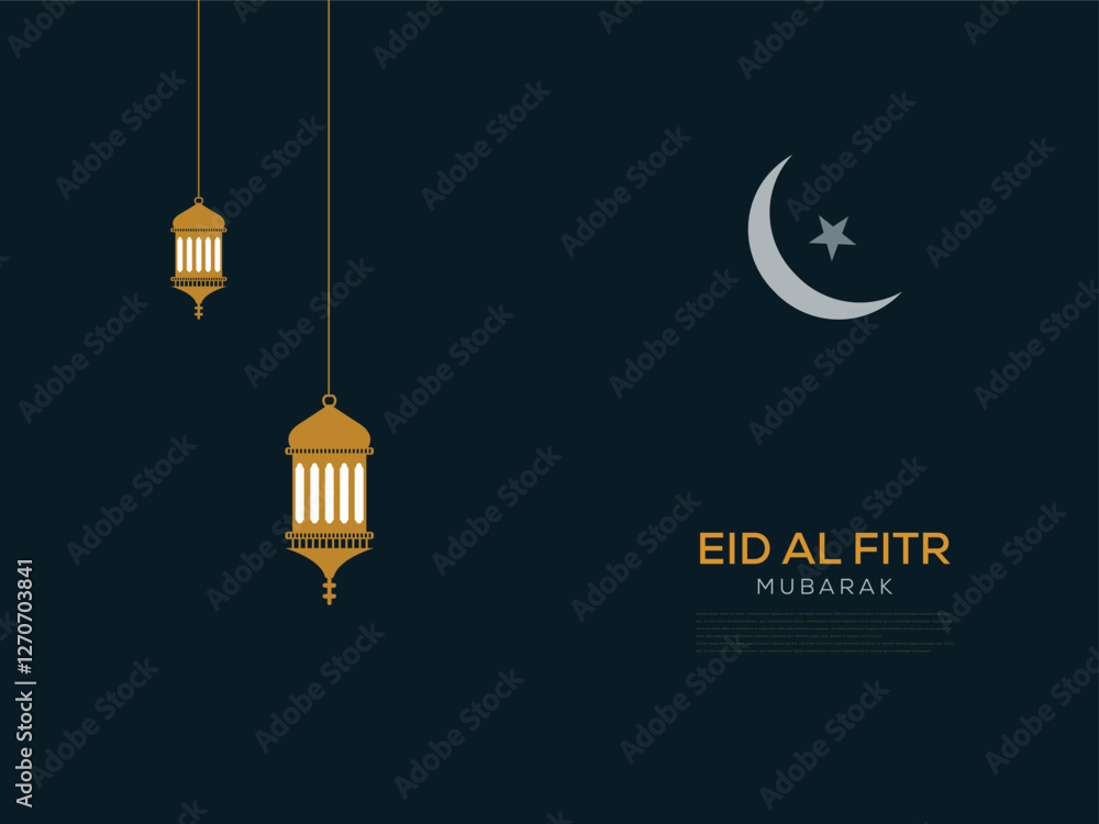 Abstract Eid Mubarak Islamic vector background design vector Abstract Eid Mubarak Islamic vector background design vector