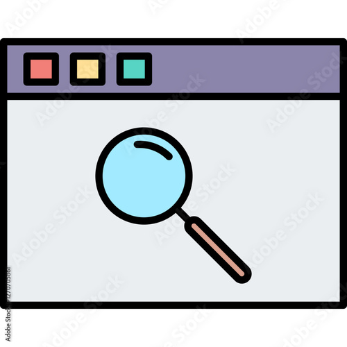 Unique Browser Vector Icon