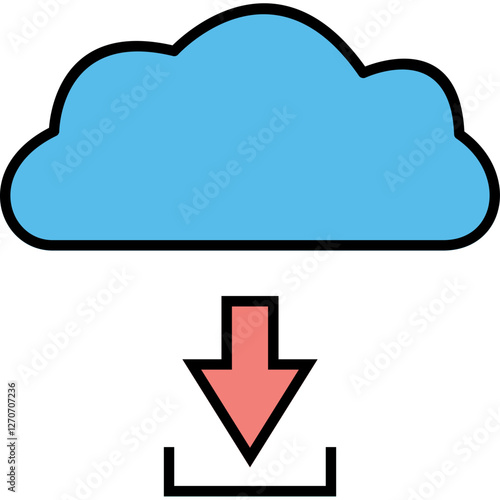 Download from Cloud Icon