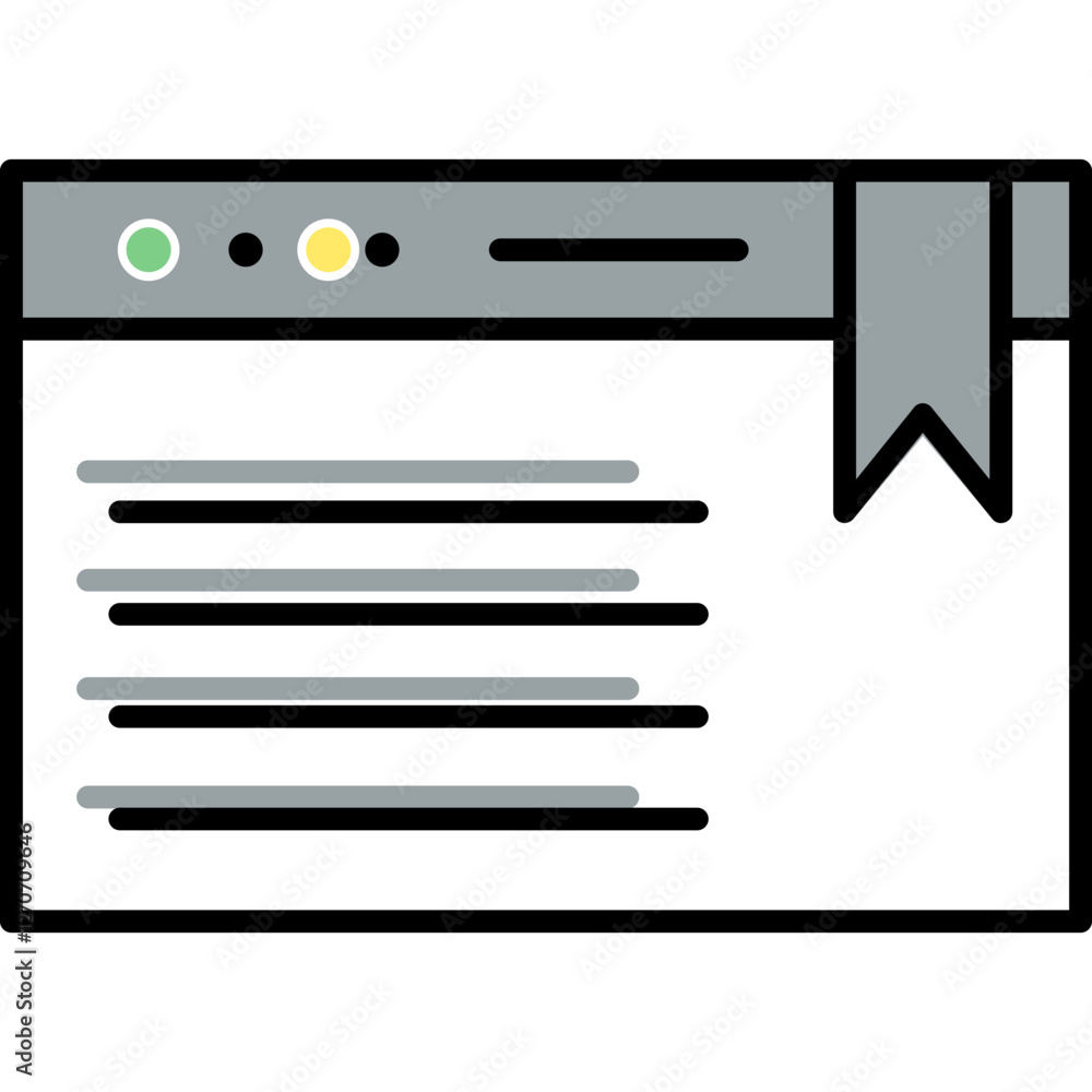 Unique Bookmarking Services Vector Icon Unique Bookmarking Services Vector Icon