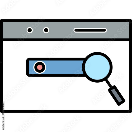Unique SEO Vector Icon