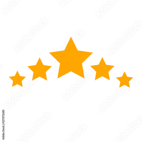 Star vector icon, Vector graphic of star icon, Star icon vector set design