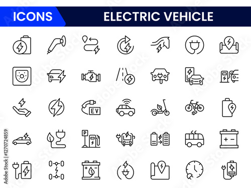 electric cars and eco transport. Eelectric bus, truck, vehicle, auto, charge station, parking.