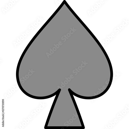 Spade Vector Icon