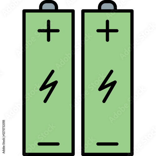 Batteries Vector Icon