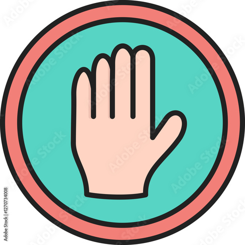 Halt Vector Icon