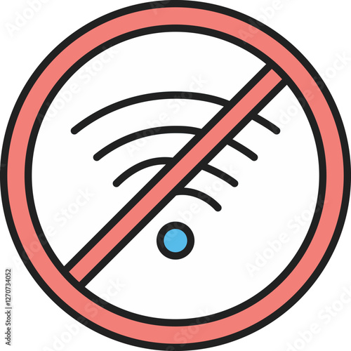 No Wifi Vector Icon