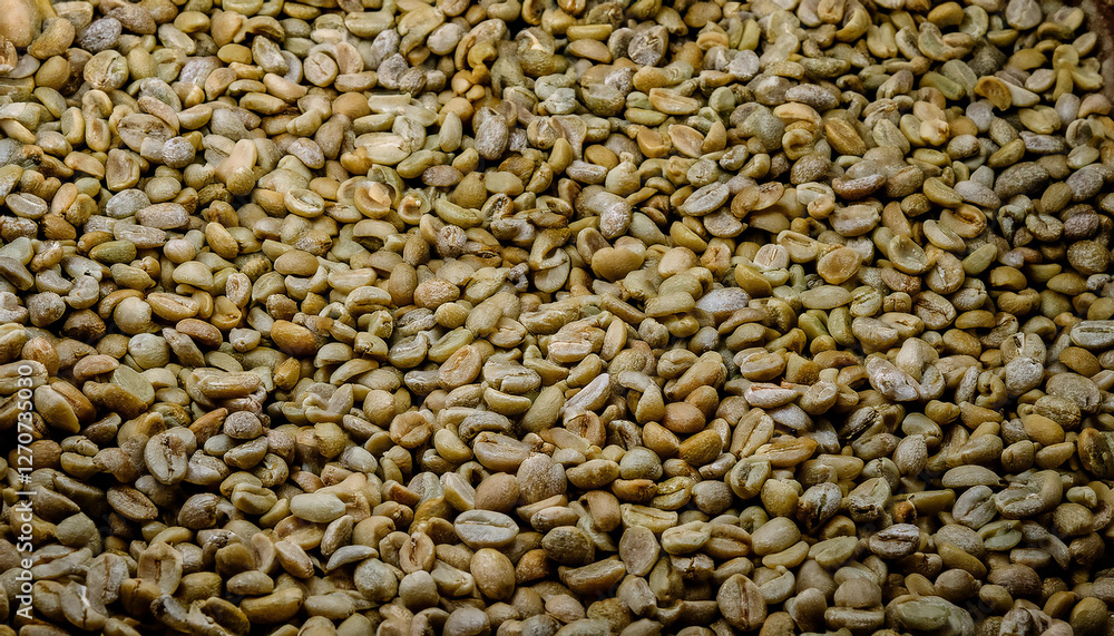 Background filled with coffee beans, highlighting their oval shape, smooth texture, and deep brown color. Perfect for coffee-related, cozy, or art concepts. Texture, background. Background filled with coffee beans, highlighting their oval shape, smooth texture, and deep brown color. Perfect for coffee-related, cozy, or art concepts. Texture, background.