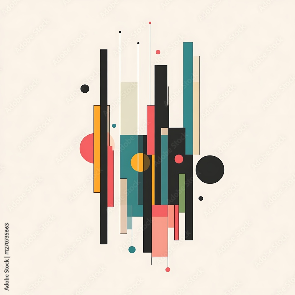 Abstract geometric shapes composition (22) Abstract geometric shapes composition (22)