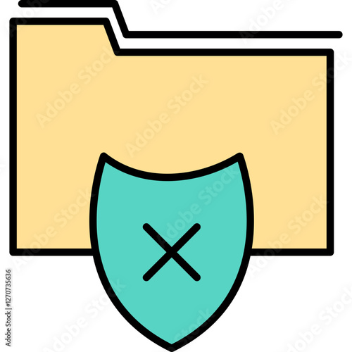 Vulnerable Folder Vector Icon