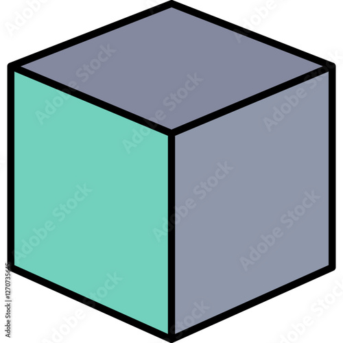 Cubic Design Vector Icon