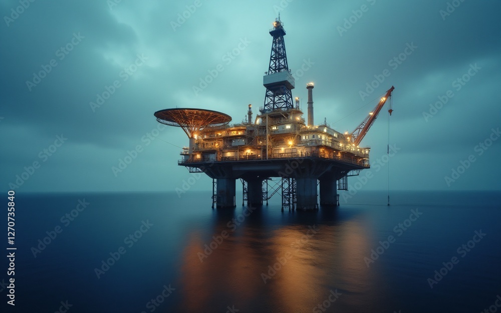 Obraz premium oil drilling rig