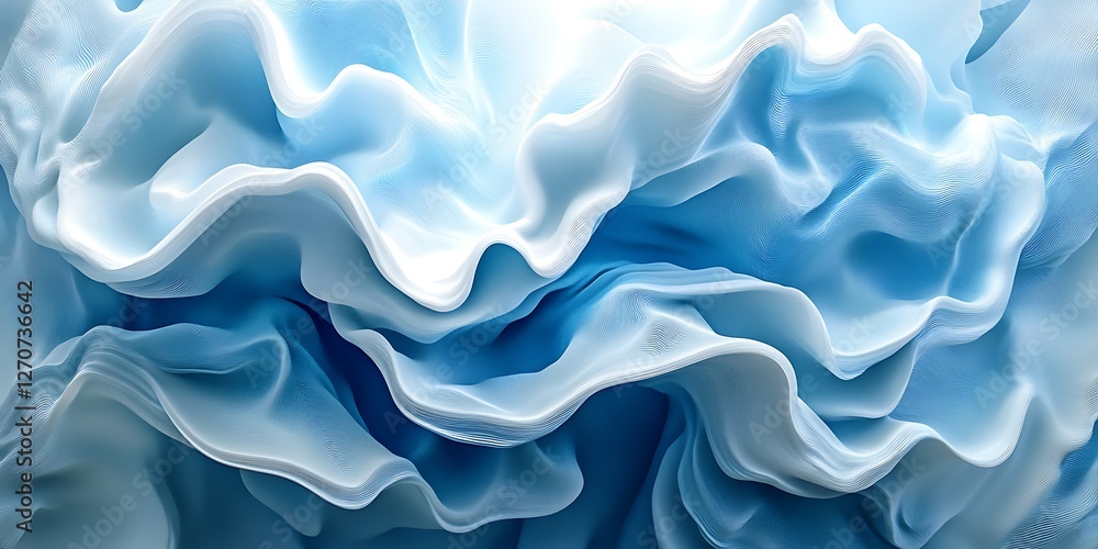 Obraz premium Abstract Blue Fabric Texture (2)