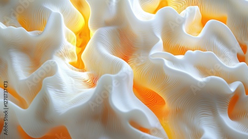 Seamless realistic clay ripples, glowing under bright sunlight, perfect for summer textures.