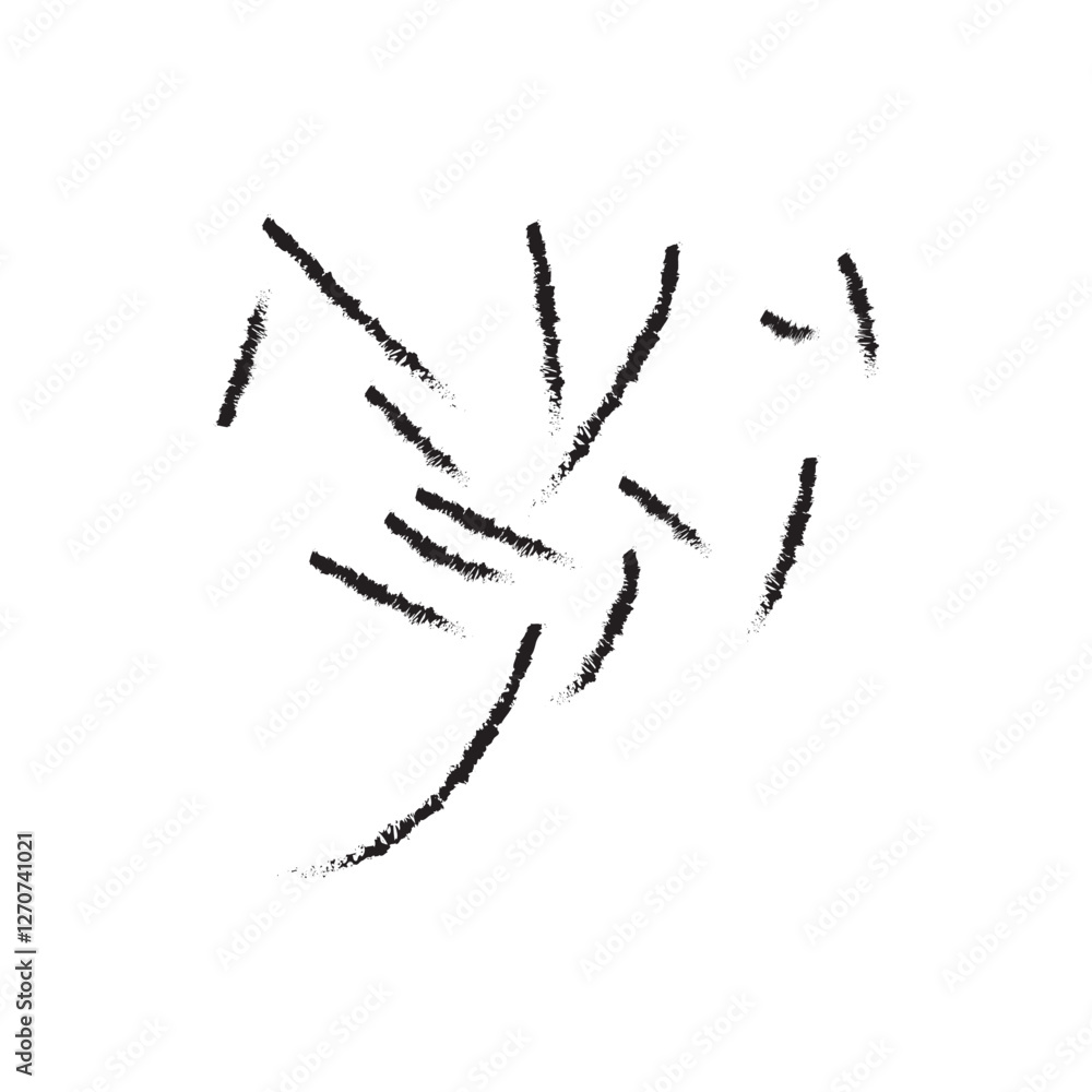 Obraz premium Detailed Grunge Scratches Overlay Texture