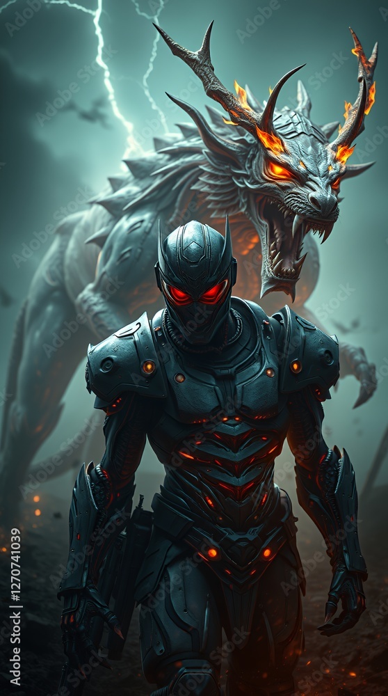 Cybernetic Warrior and the Dragon's Fury Cybernetic Warrior and the Dragon's Fury