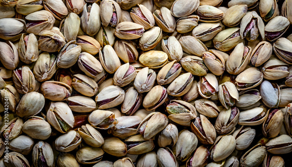 Background filled with pistachio shells, showcasing their pale green color and cracked texture. Perfect for snacks, baking, or natural food themes. Texture, background. Background filled with pistachio shells, showcasing their pale green color and cracked texture. Perfect for snacks, baking, or natural food themes. Texture, background.