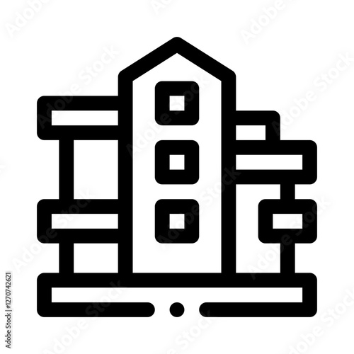 Office Building line icon