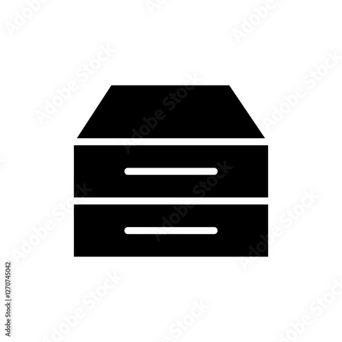 Archive folders icon vector illustration. Document vector icon. Archive storage icon.