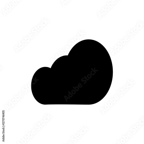 Cloud icon vector illustration. cloud sign and symbol