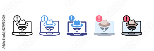 Spyware Multistyle Icon Set