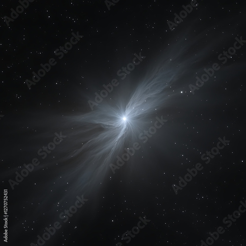 Wallpaper Mural Luminous Celestial Nebula of Cosmic Radiance Shining Brightly in the Dark Expanse of Space Torontodigital.ca