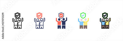 Dependability Multistyle Icon Set