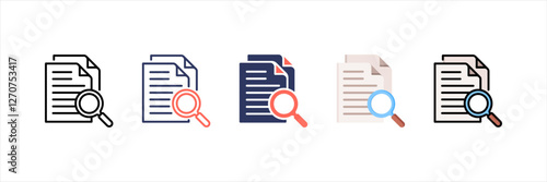 Scrutiny Multistyle Icon Set