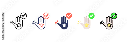 Accountability Multistyle Icon Set