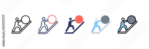 Perseverance Multistyle Icon Set