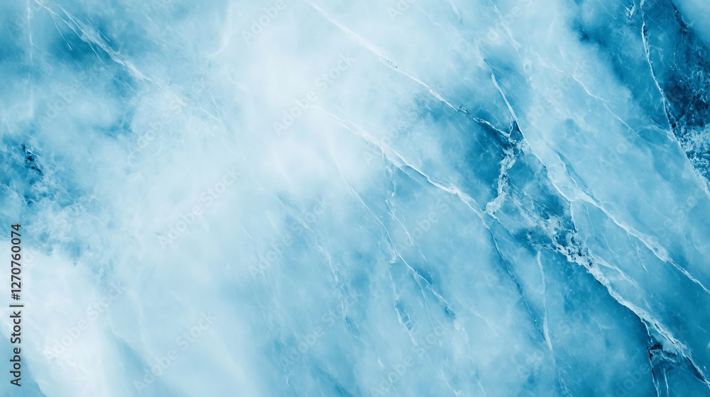 Abstract blue marble texture with soft clouds, suitable for backgrounds or design projects Abstract blue marble texture with soft clouds, suitable for backgrounds or design projects