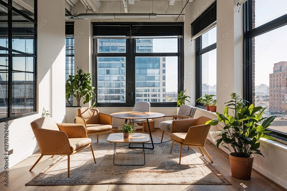 Bright Modern Office Space with Minimalist Design and Inspiring Creative Environment Bright Modern Office Space with Minimalist Design and Inspiring Creative Environment