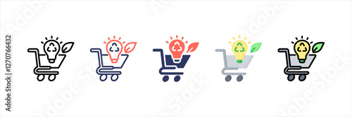 Eco Awareness Multistyle Icon Set