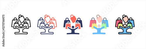 Frenzy Multistyle Icon Set