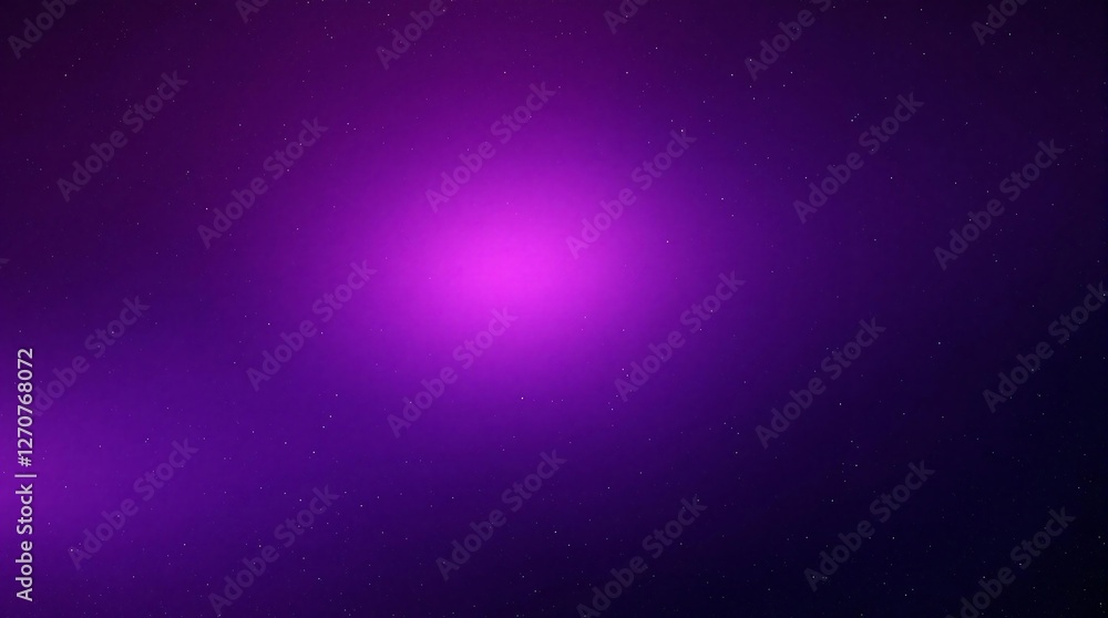 Fototapeta premium Vivid Purple Glowing Light with Stars in a Cosmic Space Background, generator AI