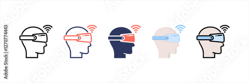 Wearable Technology Multistyle Icon Set