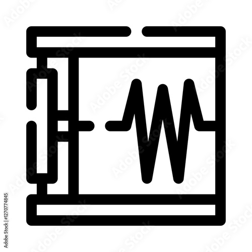 Richter scale line icon
