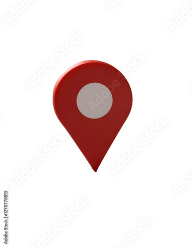 Free Download ia generated. red map pointer - GFXLoad