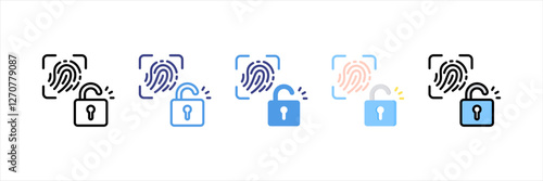 Access Control Multistyle Icon Set