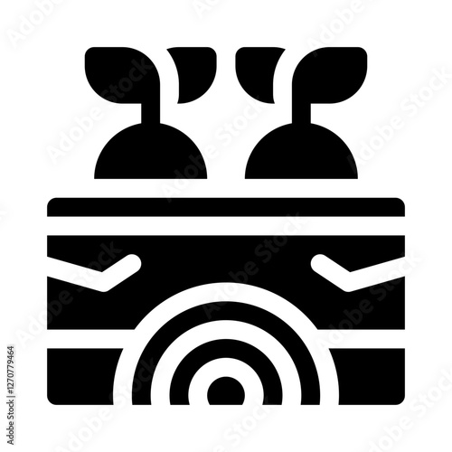 Epicenter glyph icon