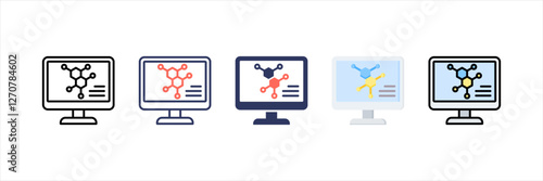 Computer Science Multistyle Icon Set