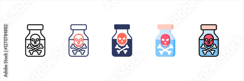 Poison Multistyle Icon Set