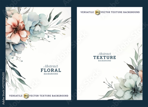 Floral art Brochure template, Poster, flyer Modern Covers, vector illustration, background, Magazines, design, book, modern, annual, corporate, creative, business, banner, paper, elegant flower art