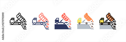 Landfill Multistyle Icon Set