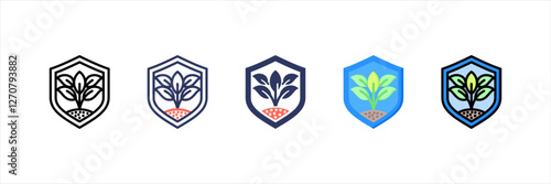 Conservation Multistyle Icon Set