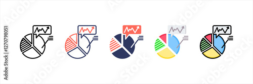 Market Penetration Multistyle Icon Set