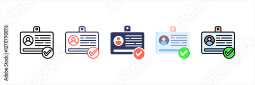 Identify Multistyle Icon Set