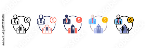 Demographic Multistyle Icon Set